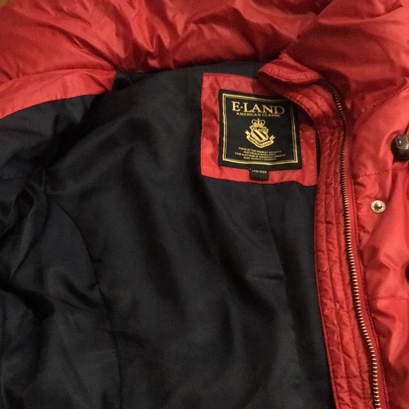 RED DOWN COAT - Picture 2 of 6